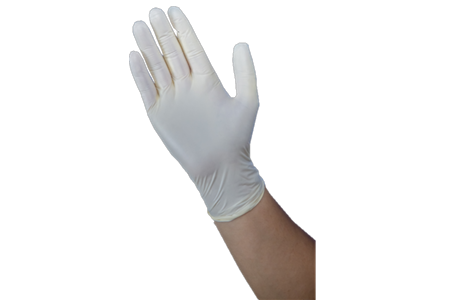 Disposable Yellow Stretch Vinyl Gloves
