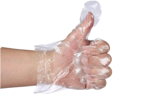 disposable poly pe glove