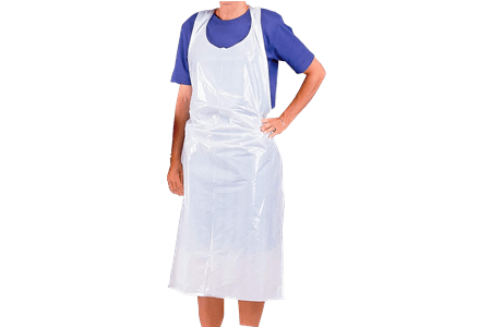 White PVC Apron