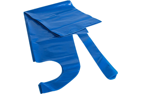 Disposable polyethylene apron