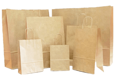 Brown Paper Bags with Handles