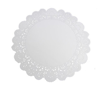 White Round Paper Doilies