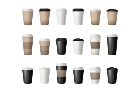 Disposable Coffee Cups with Lids