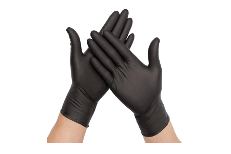 Black Nitrile Gloves