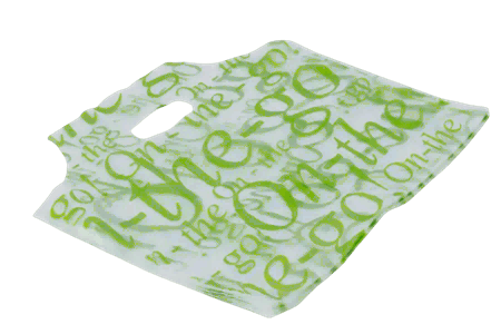 2-Cup Plastic Takeaway Bag