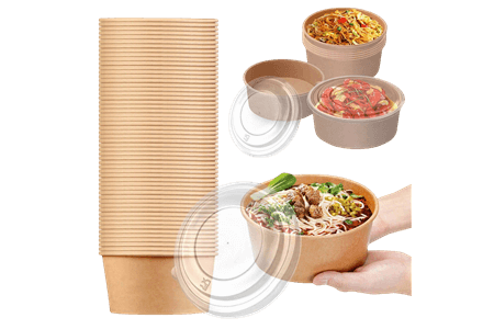 Kraft Paper Salad Bowl